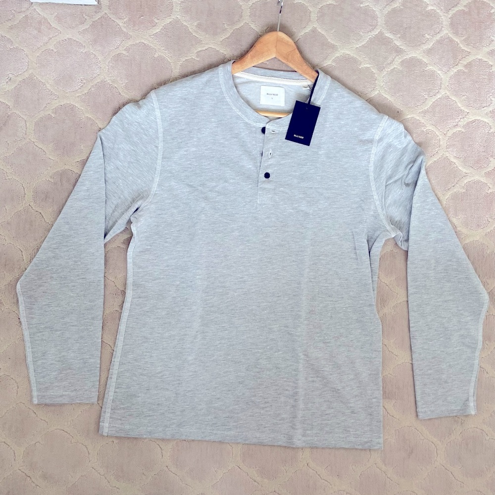 Billy Reid Long Sleeve Henley NWT